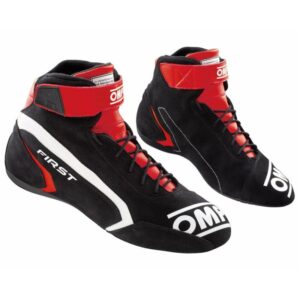 ZAPATILLAS OMP FIRST FIA 8856-2018 NEGRO/ROJO TALLA 37