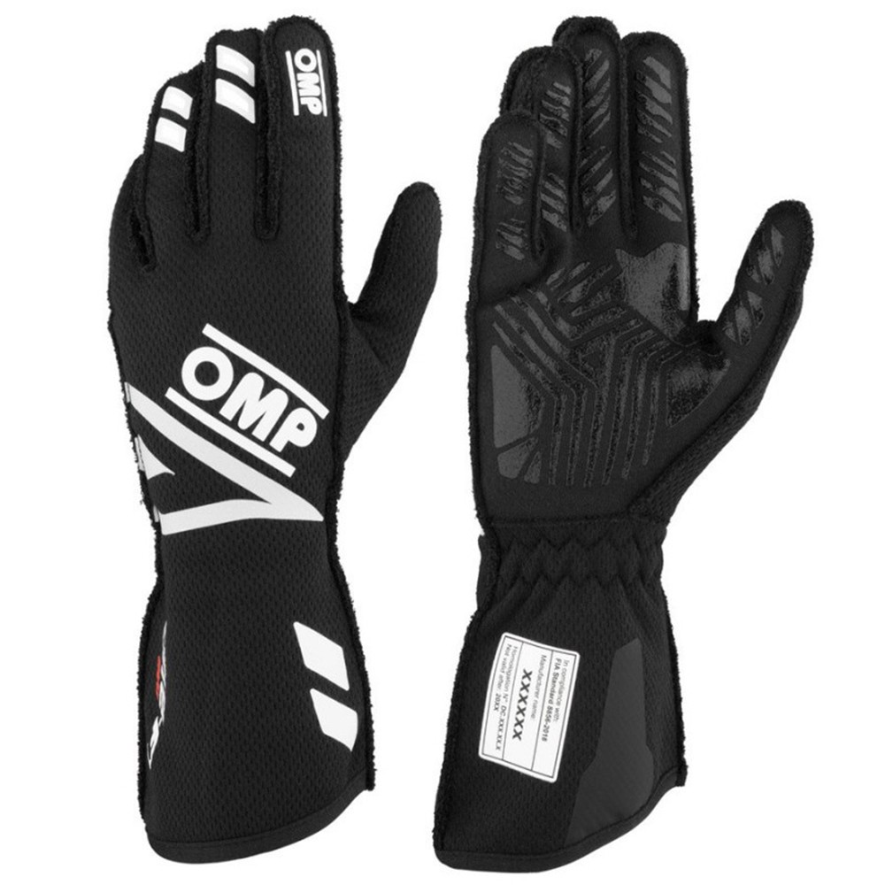 GUANTES OMP ONE EVO FX FIA 8856-2018 NEGRO TALLA XS - Imagen 2