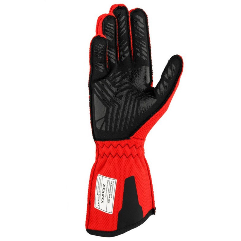 GUANTES OMP ONE EVO FX FIA 8856-2018 ROJO TALLA XS - Imagen 3
