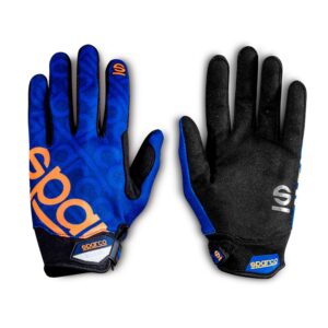 GUANTES SPARCO MECA 3 TALLA XL AZUL/NARANJA
