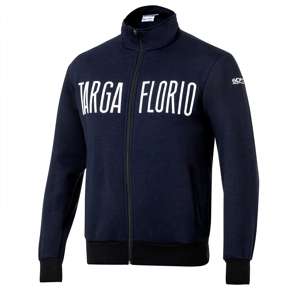 SUDADERA SPARCO CON CREMALLERA TARGA FLORIO TALLA XL AZUL MARINO