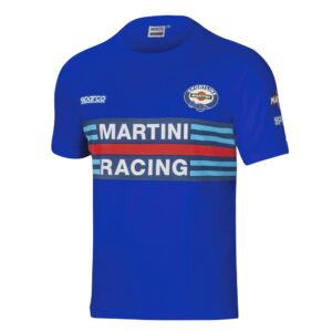 CAMISETA SPARCO MARTINI-R MANGA CORTA TALLA L AZUL CLARO