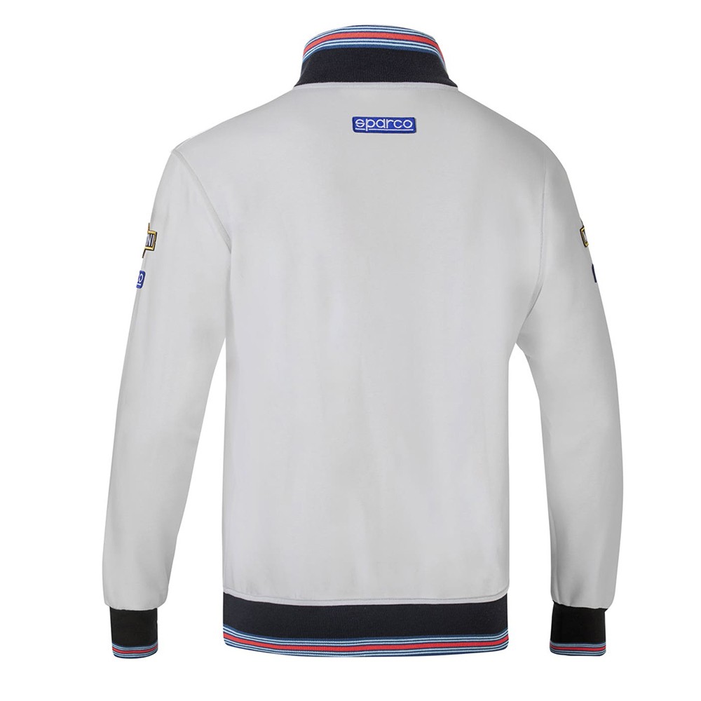 SUDADERA SPARCO MARTINI-R CON CREMALLERA MARTINI-R TALLA XXXL GRIS - Imagen 2