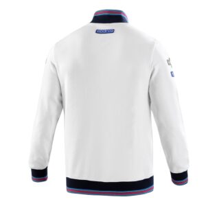 SUDADERA CON CREMALLERA MARTINI-R XL BLANCA