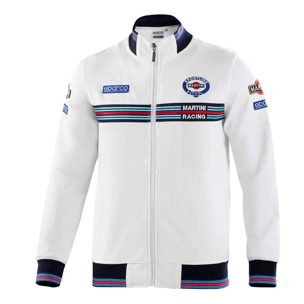 SUDADERA CON CREMALLERA MARTINI-R L BLANCA - Imagen 2