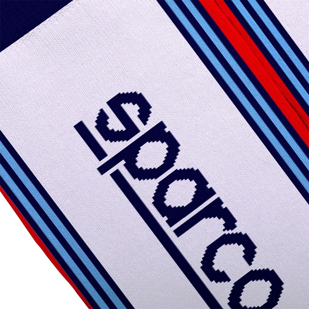 CALCETINES SPARCO DISEÑO MARTINI-R TALLA 41-46 BLANCO/AZUL MARINO - Imagen 4