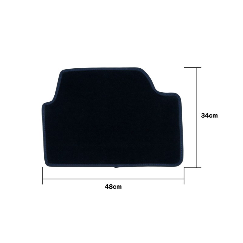 ALFOMBRA A MEDIDA BMW E81 SERIE 1 3 PUERTAS (2007-2012) 5PZ - Imagen 9