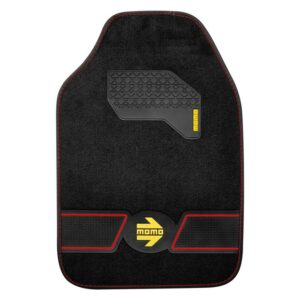 SET ALFOMBRAS  FUN BLK-RED 4 pcs