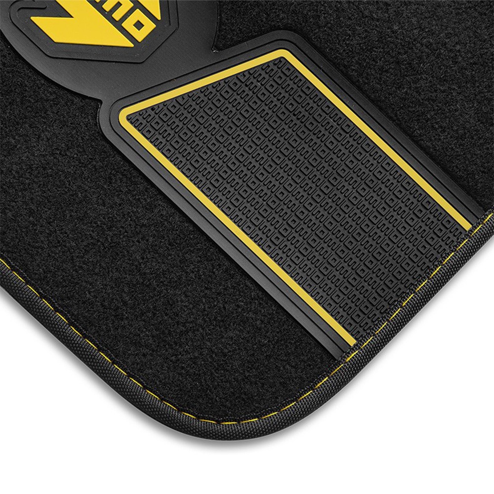 SET ALFOMBRAS FUN BLK-GREY 4 pcs - Imagen 3