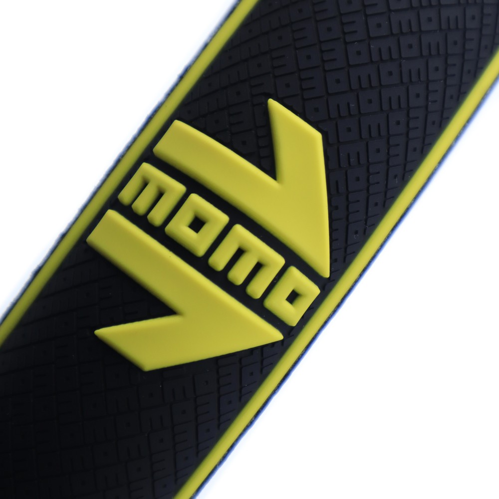 FUNDA VOLANTE MOMO FAST BLACK-YELLOW M 38-39CM - Imagen 2