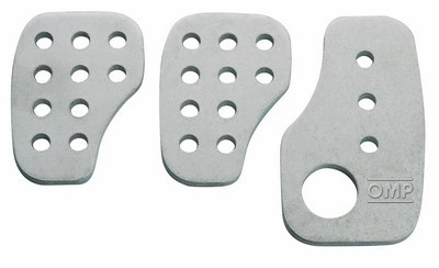 SET 3 RACING PEDALES PLATA