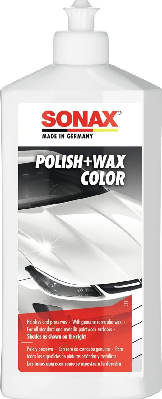 SONAX PULIMENTO + CERA BLANCA 500ML - Imagen 3