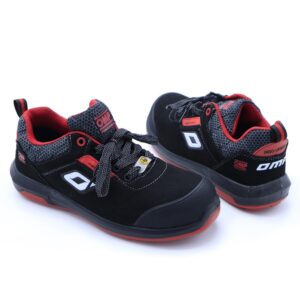 OMP MECCANICA ZAPATILLAS TRABAJO SEGURIDAD S3 SRC ESD PRO URBAN TALLA 37 NEGRO ROJO