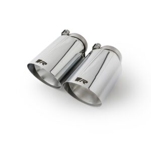 SET DE 2 COLAS REMUS DE 102MM CORTE RECTO Y ANGULADO CROMO
