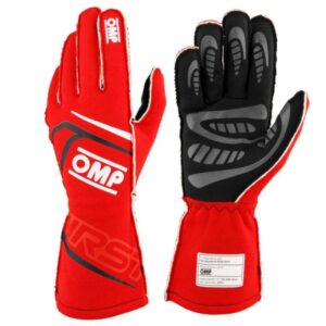 GUANTES OMP FIRST FIA 8856-2018 MY2025 ROJO TALLA M