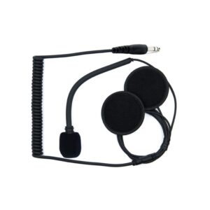 RHK/JH - CONECTOR ESTÉREO DE 6,35 MM - CON MICRÓFONO FLEXIBLE - SOLO ALTAVOCES ESTÁNDAR, SIN AURICULARES