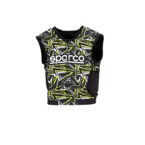 PROTECTOR COSTILLAS SPARCO SJ PRO K-3 NEGRO/AMARILLO TALLA XS