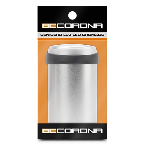 CENICERO LED PILAS CROMADO (STOCK LAST ) - Imagen 3