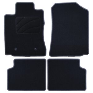 ALFOMBRA A MEDIDA TOYOTA COROLLA (2002-2007) 5PZ RIBETE GRIS OSCURO