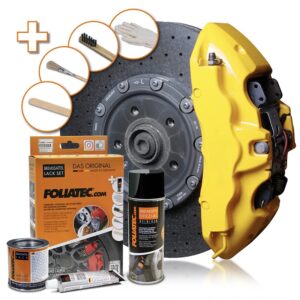 FOLIATEC KIT PINTURA PARA PINZAS DE FRENO SPEED AMARILLO 3 COMPONENTES