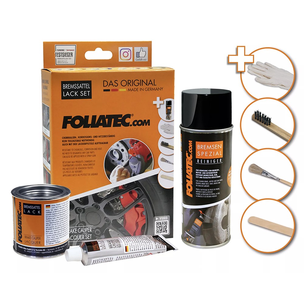 FOLIATEC KIT PINTURA PARA PINZAS DE FRENO SPEED AMARILLO 3 COMPONENTES - Imagen 4
