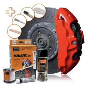 FOLIATEC SET PINTURA PARA PINZASS DE FRENO ROJO PERFORMANCE 4 COMPONENTES