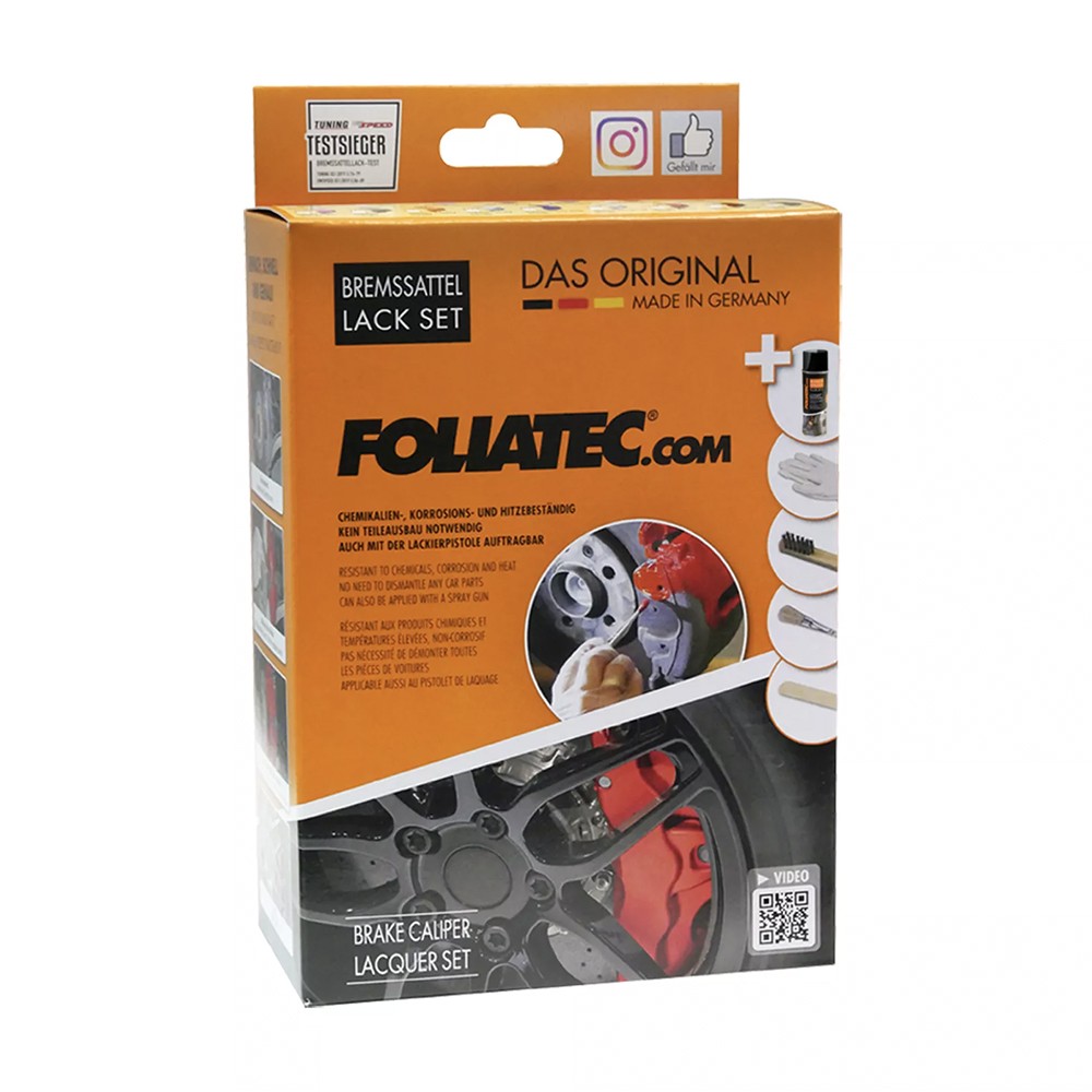 FOLIATEC SET PINTURA PARA PINZASS DE FRENO ROJO PERFORMANCE 4 COMPONENTES - Imagen 5
