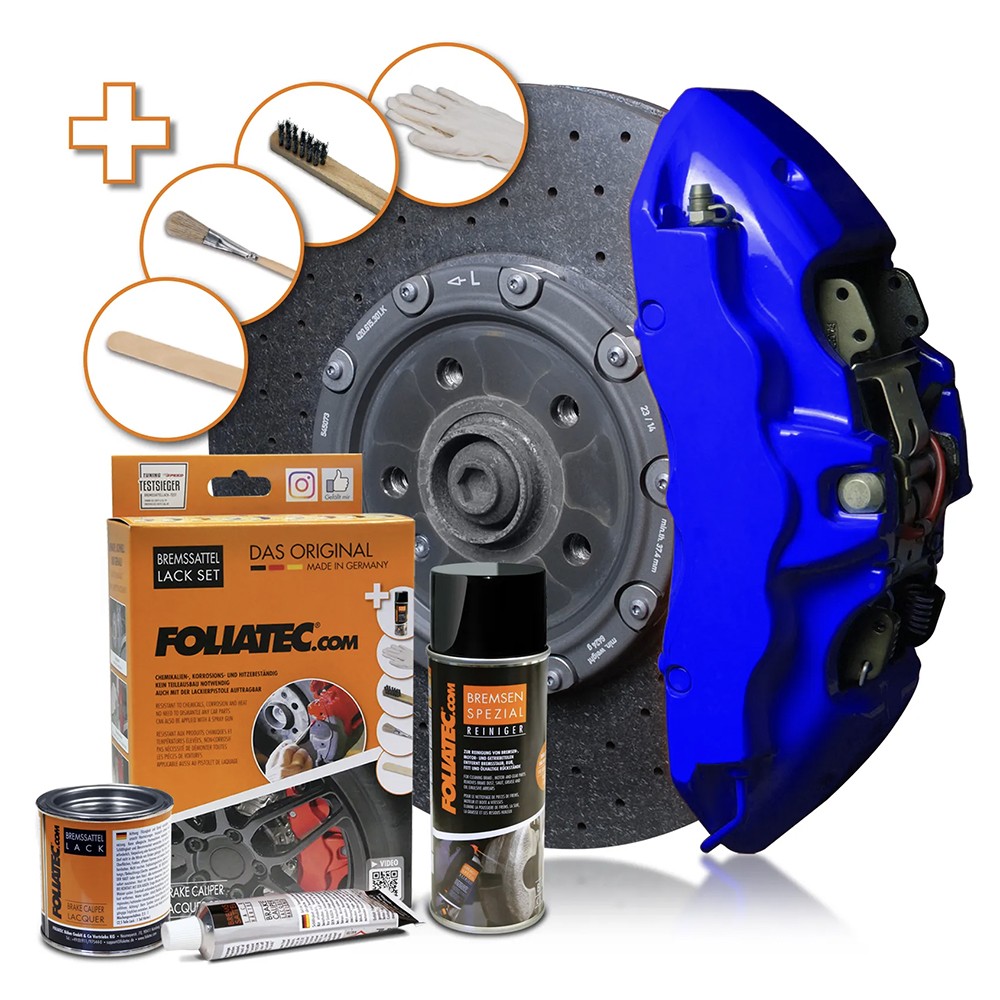 FOLIATEC KIT PINTURA PARA PINZAS DE FRENO RS AZUL 3 COMPONENTES