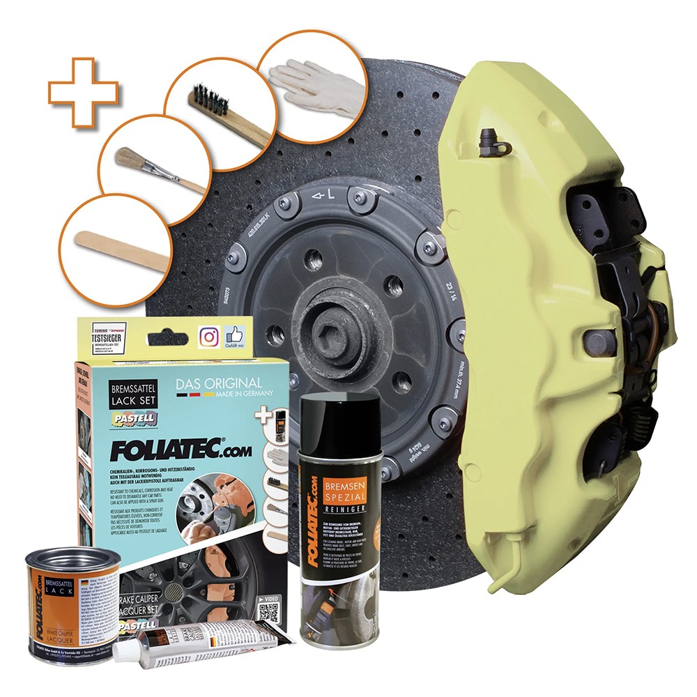 FOLIATEC KIT PINTURA PARA PINZAS DE FRENO VAINILLA CREMOSO