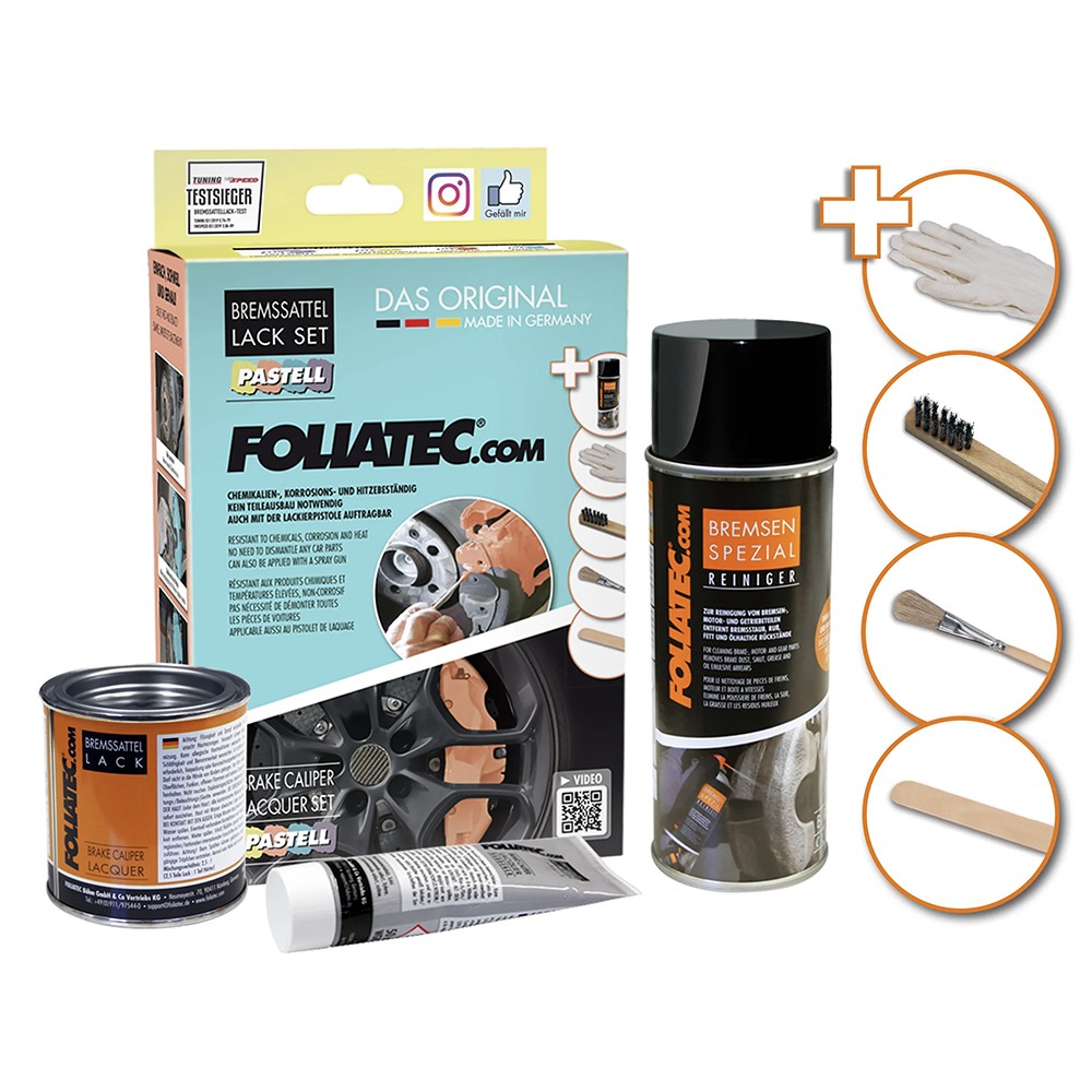 FOLIATEC KIT PINTURA PARA PINZAS DE FRENO VAINILLA CREMOSO - Imagen 4