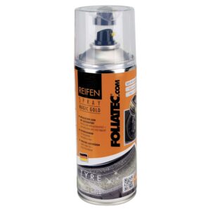 FOLIATEC SPRAY PARA NEUMATICOS DORADO 400 ML