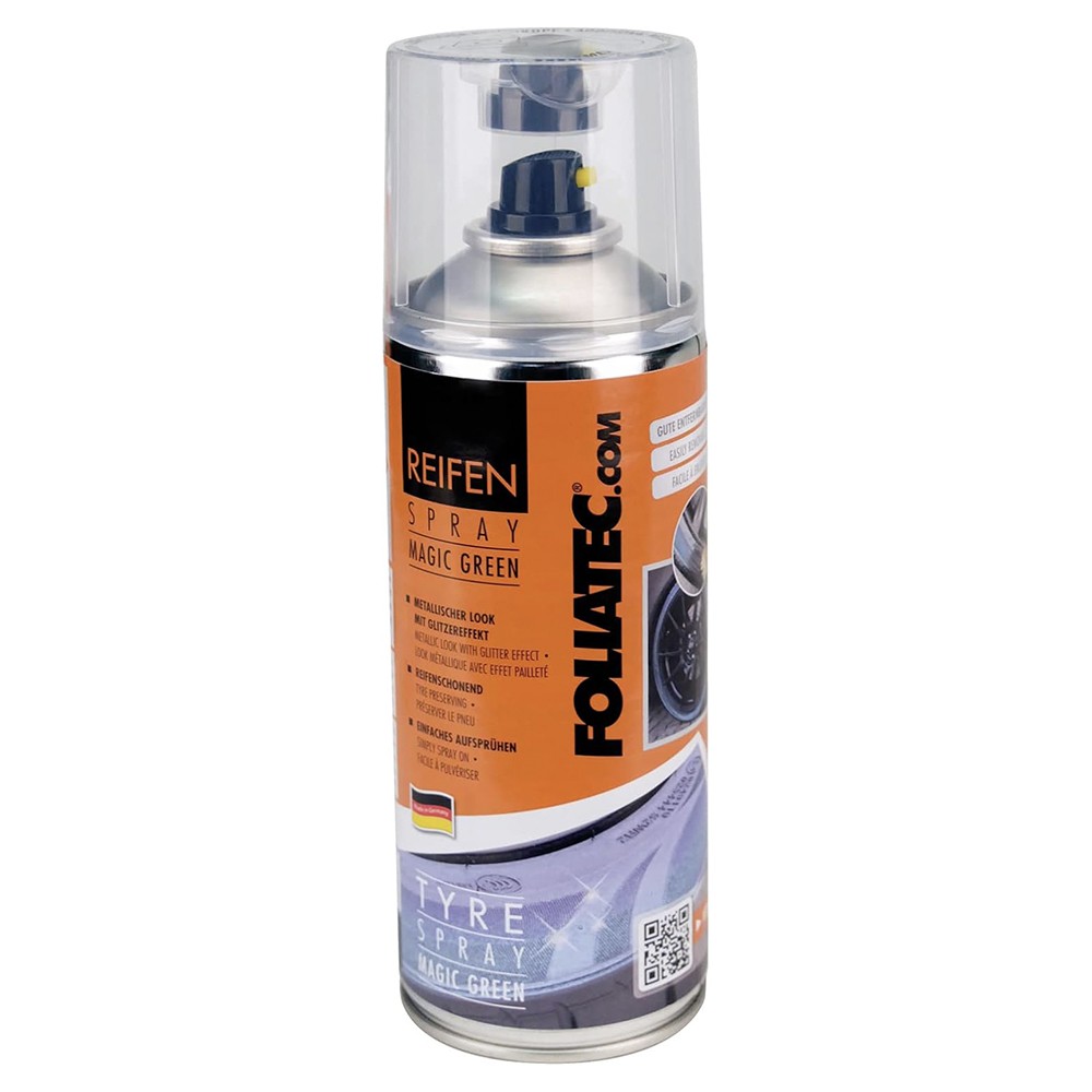 FOLIATEC SPRAY PARA NEUMATICOS VERDE BRILLANTE 400 ML