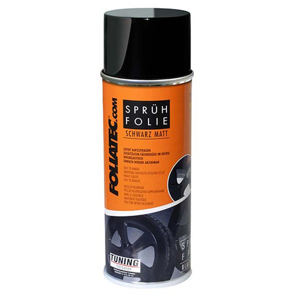 FOLIATEC KIT DE GOMA LÍQUIDA NEGRA MATE 2 X 400 ML - Imagen 2