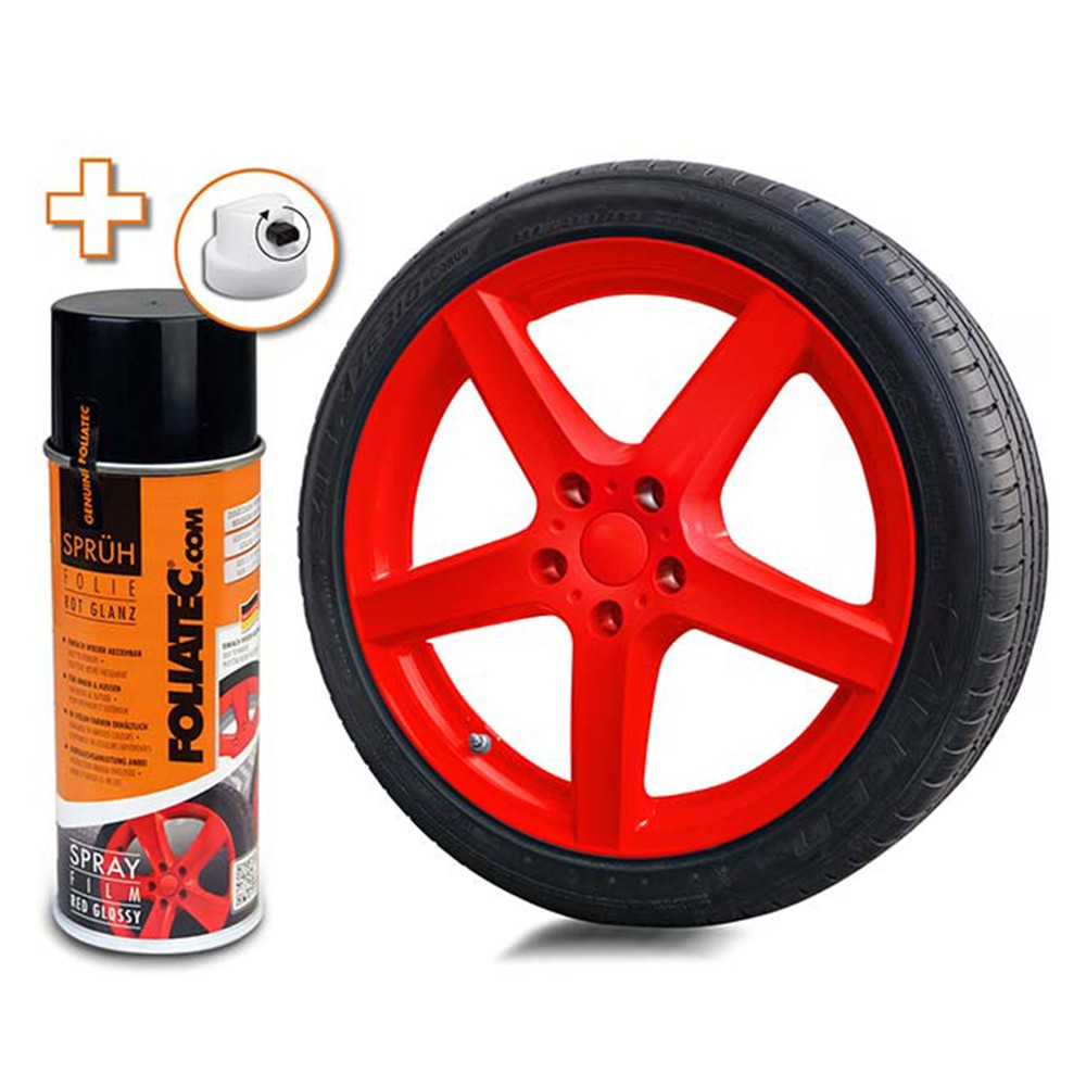 FOLIATEC GOMA LÍQUIDA ROJO BRILLANTE 1 X 400 ML