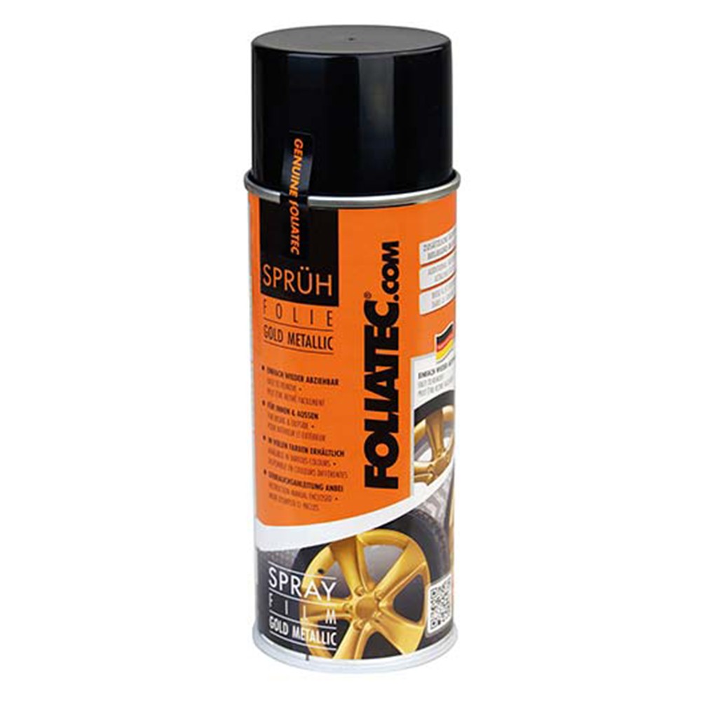 FOLIATEC GOMA LÍQUIDA DORADO METÁLICO 1 X 400 ML - Imagen 2