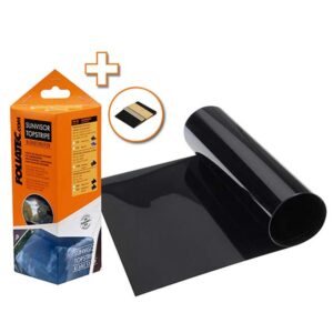 FOLIATEC TIRA PARASOL TOPSTRIPE ANTIDESLUMBRAMIENTO NEGRA 15 X 152 CM