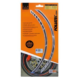 FOLIATEC PINSTRIPING RACING CARBON STRUCTURED 14 BANDAS DE 7 MM X 41 CM INCLUIDO ESPACIADOR