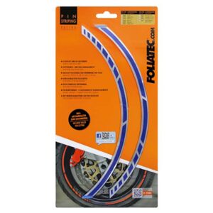FOLIATEC PINSTRIPING RACING AZUL 14 BANDAS DE 7 MM X 41 CM INCLUIDO ESPACIADOR