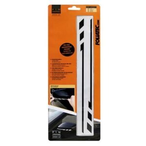 FOLIATEC PEGATINAS PARA ESPEJOS RETROVISORES LATERALES CON BANDAS DE PIN NEGRO