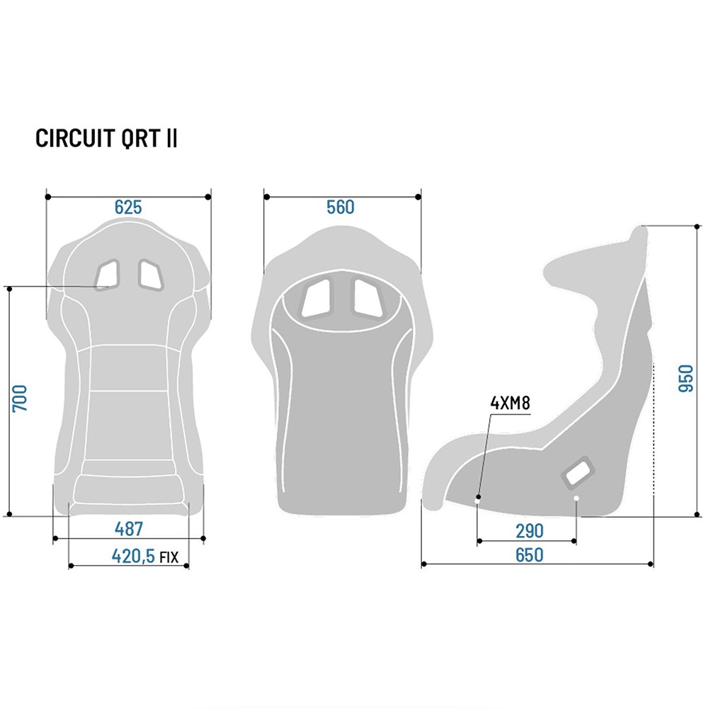 ASIENTO CIRCUIT II QRT - Imagen 6