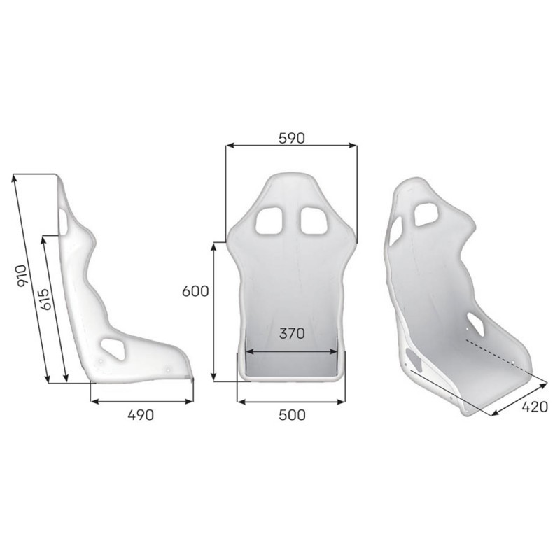 ARS FIBRA DE ASIENTO NEGRO MY2014 - Imagen 3