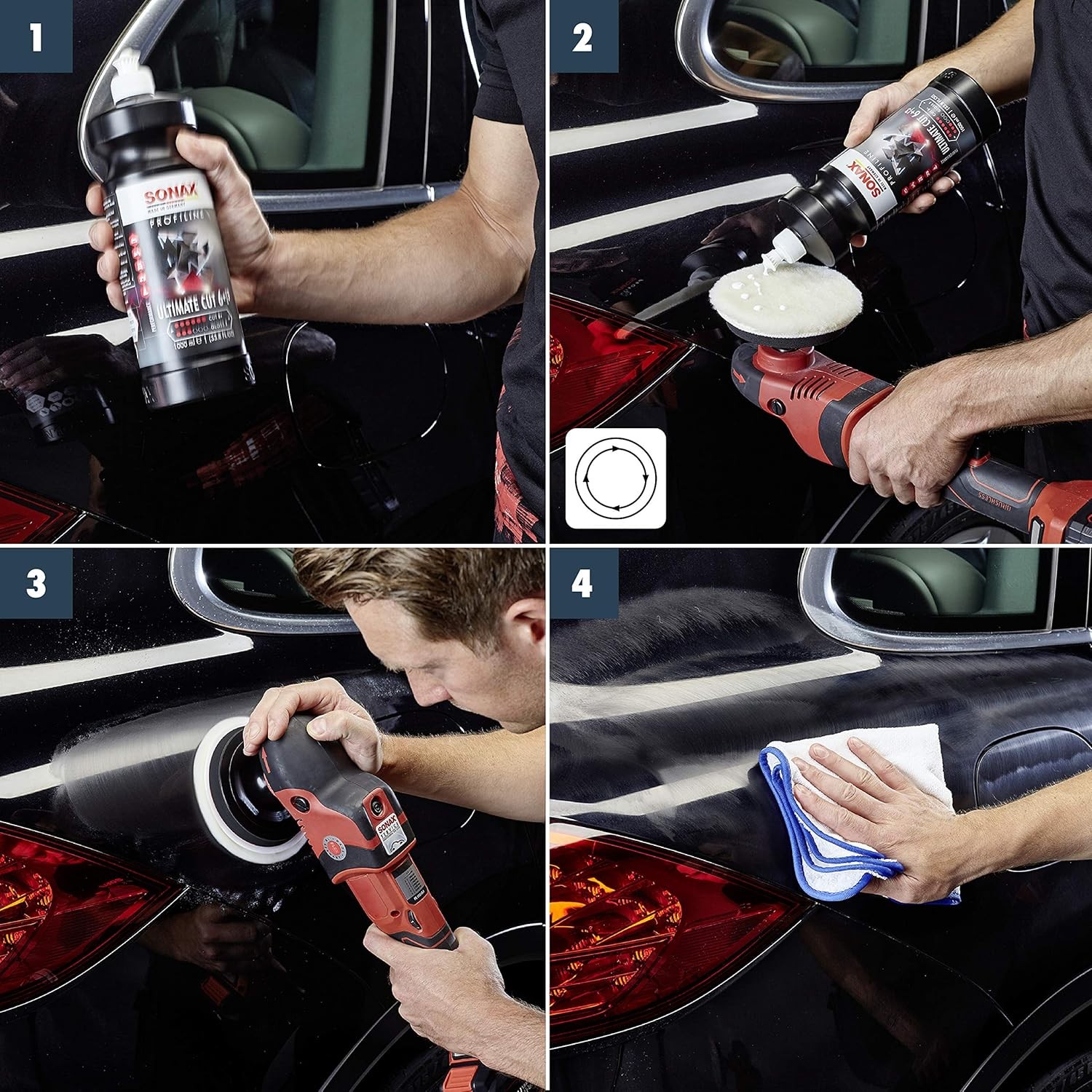SONAX PROFILINE ULTIMATECUT (1L) PULIMENTO ABRASIVO EFECTIVO - Imagen 3
