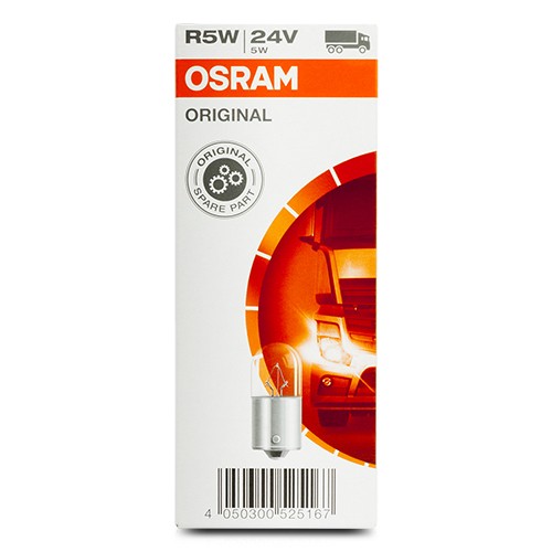 OSRAM ORGINAL 5627 BA15S 24V 5W R5W | 10 UDS - Imagen 3