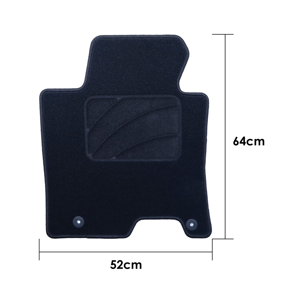 ALFOMBRA A MEDIDA HYUNDAI I30 (2007-2012) 5PZ RIBETE ROJO - Imagen 5