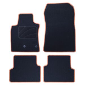 ALFOMBRA A MEDIDA RENAULT MODUS (2004-2012) 5PZ RIBETE AMARILLO