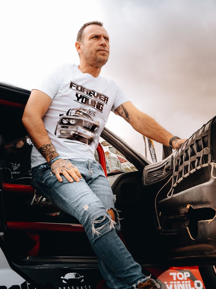 Camiseta RADIKAL Forever Young Blanca Talla M - Imagen 2