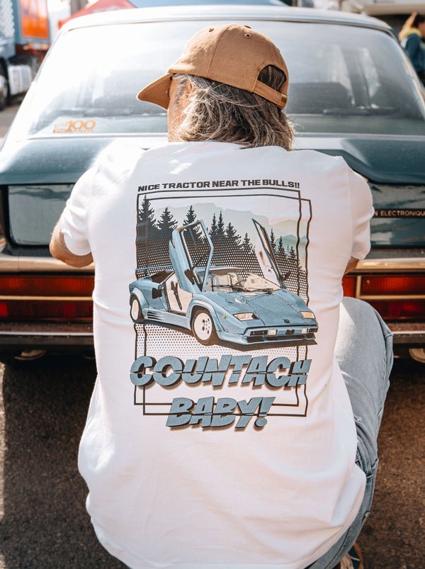 Camiseta RADIKAL Nice Tractor Near the Bull Blanca Talla M - Imagen 2
