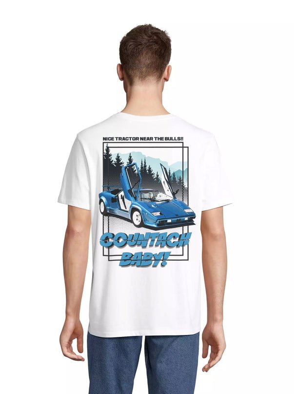 Camiseta RADIKAL Nice Tractor Near the Bull Blanca Talla XL - Imagen 4