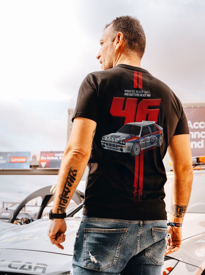 Camiseta RADIKAL Winners Never Quit Negra Talla M