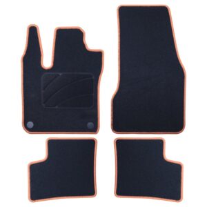 ALFOMBRA A MEDIDA RENAULT TWINGO (2014-2019) 5PZ RIBETE AMARILLO